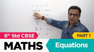 Class 6  Maths  Equations Part 1 [upl. by Dulcie]