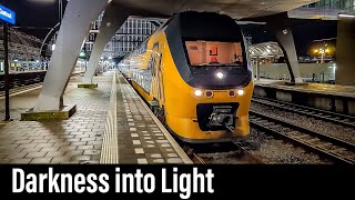 Train Cab Ride NL  Amsterdam  Rotterdam  Lelystad  VIRM Intercity  Sep 2020 [upl. by Acir]