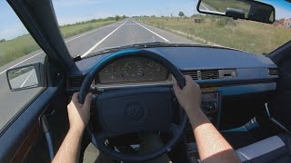 1989 MercedesBenz W124 CE 30 24V POV Test Drive [upl. by Ditmore]