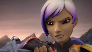 Star Wars Rebels Sabine Wren VS Gar Saxon [upl. by Iphigenia247]