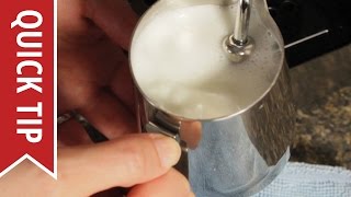 How to AutoFroth Milk for Lattes [upl. by Manville]