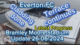 Everton FC New Stadium at Bramley Moore Dock Update 26062024 [upl. by Sybil]