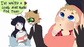 Marinette amp Adrien HAVE A BABY Miraculous Ladybug Comic Dub Movie [upl. by Otipaga]