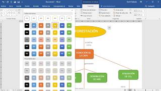 CÓMO HACER UN MAPA CONCEPTUAL EN WORD [upl. by Anirtruc110]