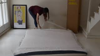 ¡UNBOXING DE UN COLCHÓN EN CAJA 😱 Colchón calm 🛏️ [upl. by Herahab]