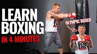 How to Box in 4 Minutes  Boxing Training for Beginners [upl. by Sternberg95]