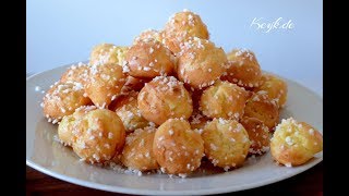 Chouquettes Recipe  Puffs with sugar pearls [upl. by Sisco]