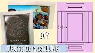 TUTORIAL  Portaretrato de cartulina  Arely [upl. by Zumstein830]