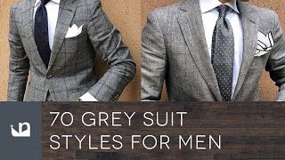 70 Grey Suit Styles For Men  Male Fashion [upl. by Ethelred]