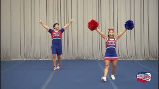 20232024 NCA Tryout Gameday Cheer Front View [upl. by Nedle492]