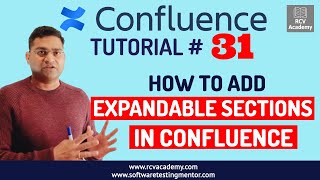 Confluence Tutorial 31  How to add Expandable Sections in Confluence [upl. by Orpha151]