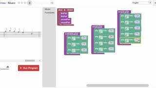 Blockly Games  Music  Level 4 [upl. by Emmeram]