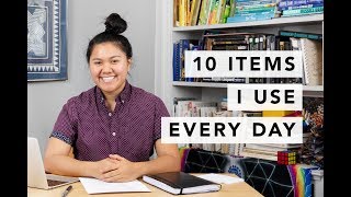 10 Things I Use Everyday With My Passion Planner [upl. by Leoine]