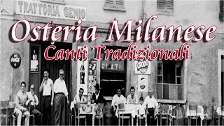 Osteria Milanese  Italian Folk Music Milan [upl. by Lamoree]