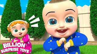 Roly Poly Roly Poly Song  BillionSurpriseToys Nursery Rhymes Kids Songs [upl. by Sammons]