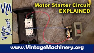 Motor Starter OnOff Push Button Station Circuit Explained [upl. by Aneelas]