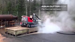 Hydrodemolition  vattenbilning  Aqua Cutter robots by Aquajet Systems [upl. by Crockett582]