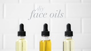 DIY FACE OILS  DRY OILY amp MATURE SKIN [upl. by Nnairek]