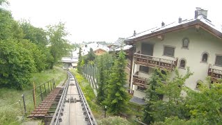 ★ 4K 🇨🇭Longest funicular in Switzerland Montana  Sierre Cab ride 062020 [upl. by Schreib]