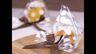 【お菓子のラッピング】テトララッピング  Wrapping Ideas for Gifts  cotta＊コッタ [upl. by Oler334]