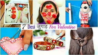 7 Desi जुगाड़ For Valentines Day  Life amp Beauty Hacks  Gifts DIY Fun Sketch Anaysa [upl. by Jordon986]