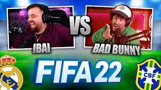 JUGANDO AL FIFA CONTRA BAD BUNNY [upl. by Yatnuhs]