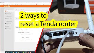 How to reset tenda router [upl. by Weywadt]