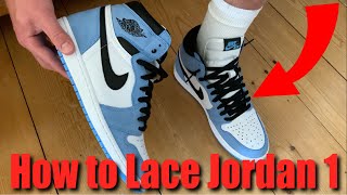 How to Lace Jordan 1  Loosely [upl. by Haelhsa]