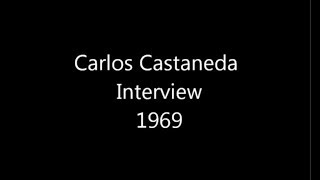 Carlos Castaneda Interview with Theodore Roszak 1969 [upl. by Aelahc]