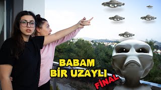 BABAM BİR UZAYLI 4 FİNAL UZAY GEMİSİNDEN KAÇTIK  EYLÜL LAL [upl. by Ettenot297]