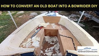 Boat conversion into Bowrider [upl. by Nickola]