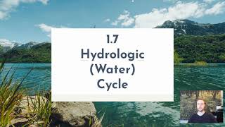 APES Notes 17  Hydrologic Water Cycle [upl. by Atinuj259]