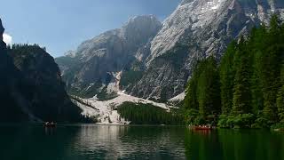 Lago di Braies TN [upl. by Odraleba]