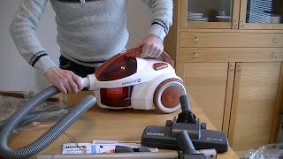 Hoover Spritz Bagless Vacuum Cleaner Unboxing amp First Look [upl. by Eanar]