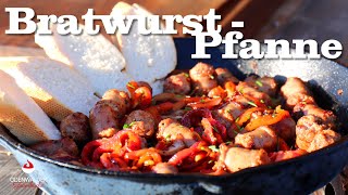 Bratwurst Zwiebel Pfanne  Das wird euch gefallen [upl. by Heringer352]