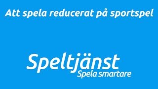 Att spela reducerat på Stryktipset och Europatipset [upl. by Aerdnahs]