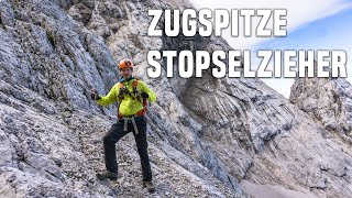 Zugspitze Wanderung über den StopselzieherKlettersteig auf Deutschlands höchsten Berg [upl. by Osner]