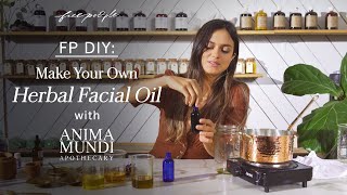 DIY  Herbal Facial Oil with Anima Mundi [upl. by Yenaffit]