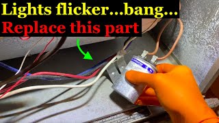 How to replace furnace Capacitor  BryantCarrier [upl. by Naynek435]