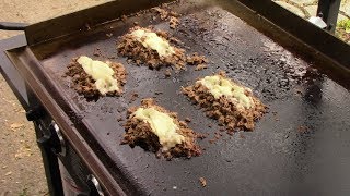 Cheesesteak Sandwiches with Minute Steak Blackstone Griddle [upl. by Eirallih197]