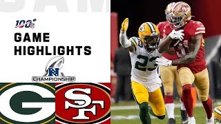 Packers vs 49ers NFC Championship Highlights  NFL 2019 Playoffs [upl. by Bajaj314]