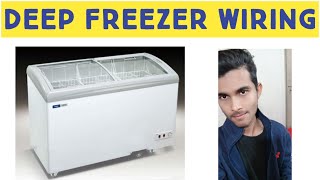 Deep freezer wiring diagram easy amp simple🔥 [upl. by Namyaw500]