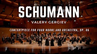 R Schumann Concertpiece for Four Horns and Orchestra Op 86 [upl. by Nymzaj]