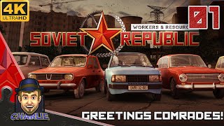 MY GLORIOUS REGIME BEGINS  Workers and Resources Gameplay  01  Soviet Republic Lets Play [upl. by Mattland]