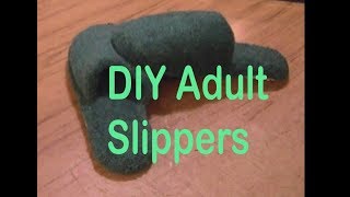 DIY Adult Bedroom Slippers From Flip Flops [upl. by Mattox]