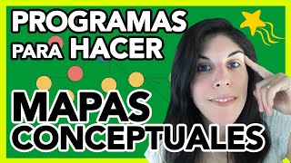 PROGRAMAS para hacer MAPAS CONCEPTUALES [upl. by Ewer]