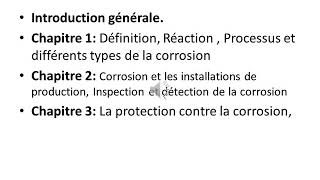 Corrosion et Protection Cathodique  Présentation  01 [upl. by Annovoj]