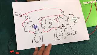 auto electric cooling fan WIRING how to DIY [upl. by Oramug]