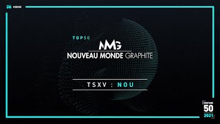 Nouveau Monde Graphite Inc TSXV NOU  2021 TSX Venture 50 [upl. by Hukill986]