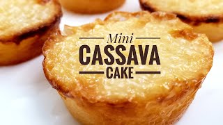 Mini Cassava Cake  PinoyCookingRecipes [upl. by Nilved283]